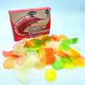 fábrica da china 170g 175g 227g biscoitos de camarão 5 cores misturadas Bolacha de camarão com lascas de camarão coloridas